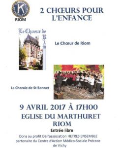 Affiche Riom 9 avril