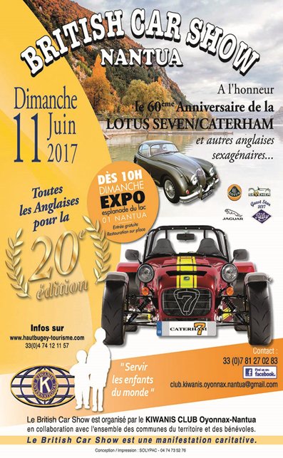 British car Show : Les  sexagénaires et en particulier la « Seven »  à l’honneur