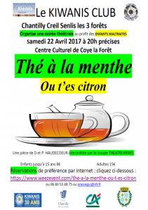 affiche Chantilly