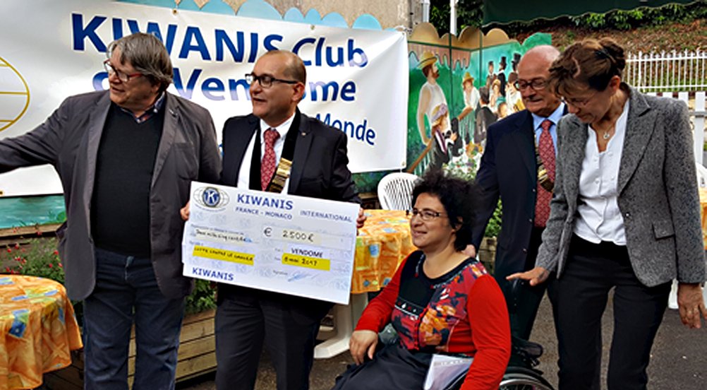 Le club de Vendôme heureux de distribuer le fruit de ses actions