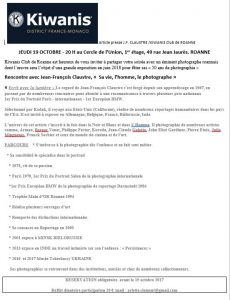 Roanne 19 oct