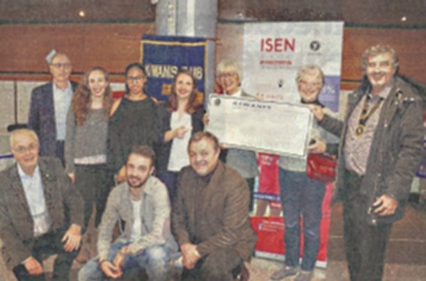 Un chèque de 1800€ pour Isen-Partage