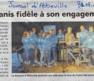 Tour de France des jeunes à vélo