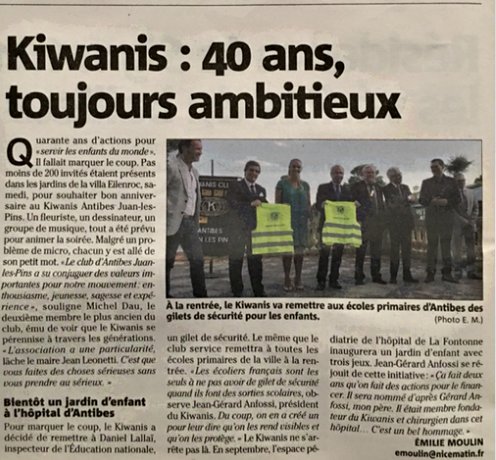 DISCOURS 40ème ANNIVERSAIRE Michel DAU