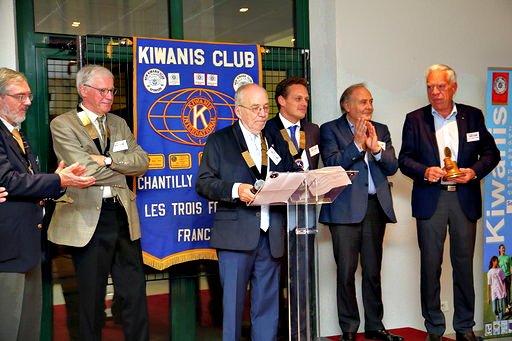 Passation : Maurice d’Orsetti, Président du Kiwanis Club de Chantilly Creil Senlis