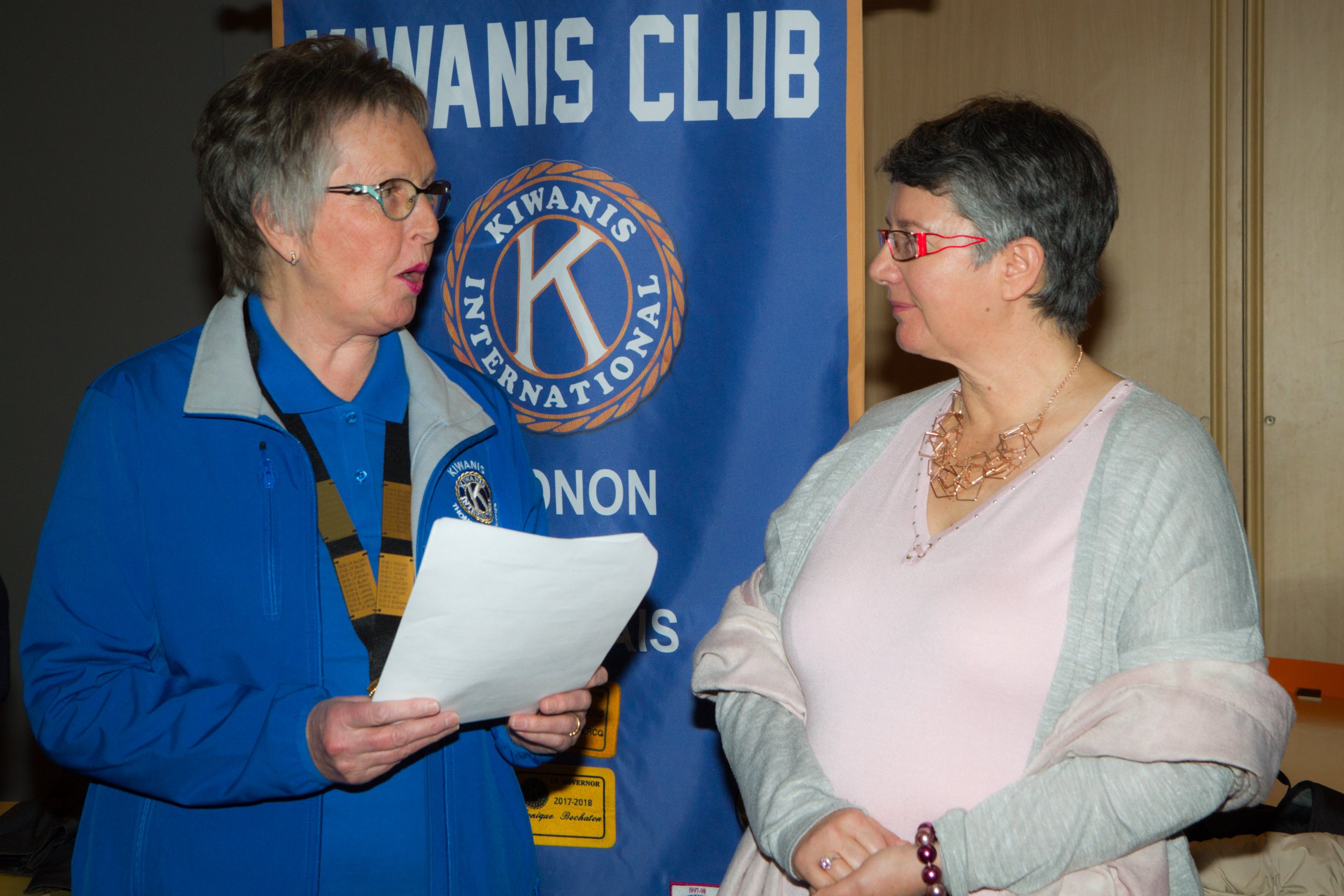 Intronisation et Don pour le club de Thonon