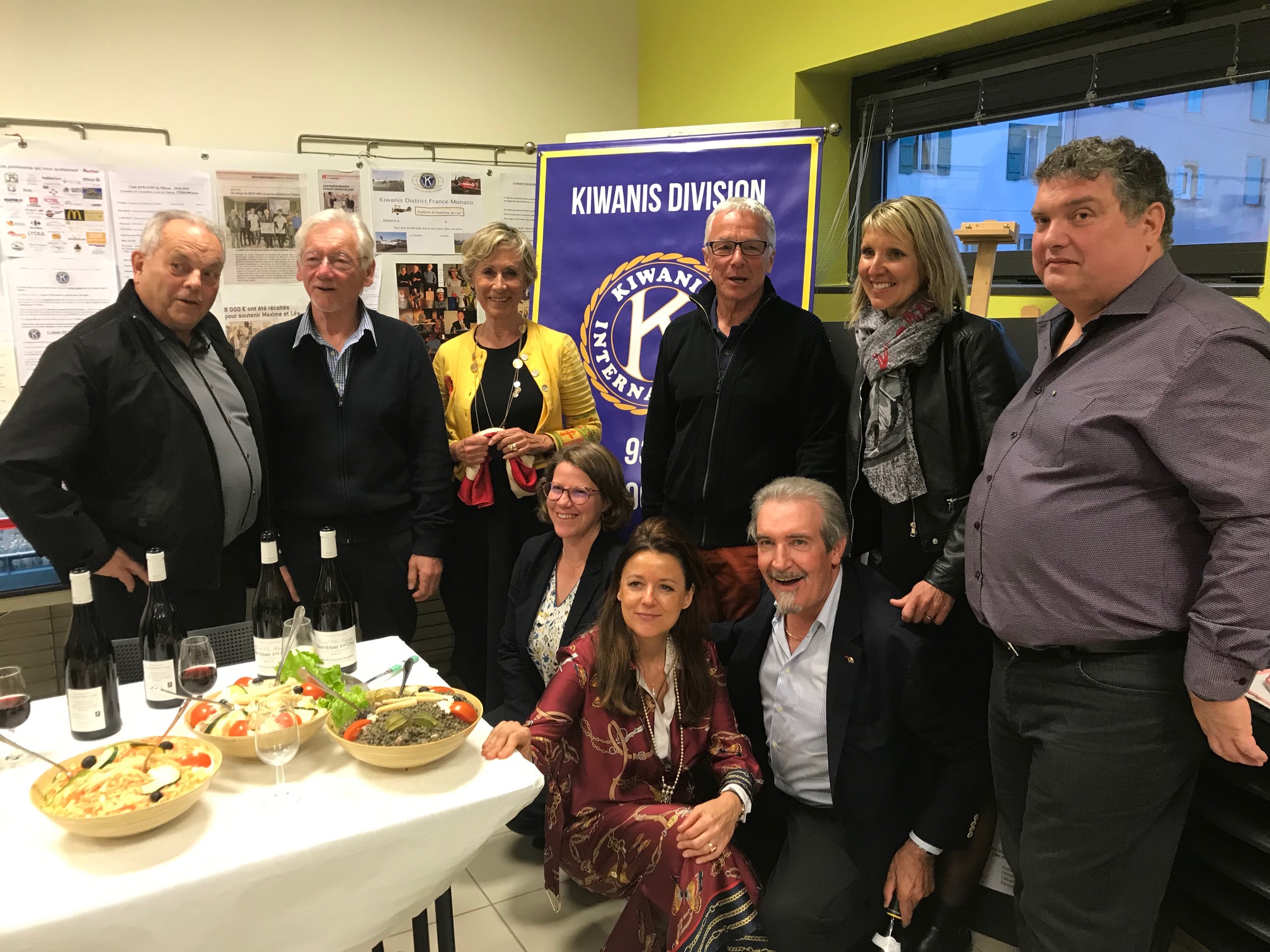 70 KIWANIENS A LA  DEUXIEME REUNION DIVISION BOURGOGNE SUD