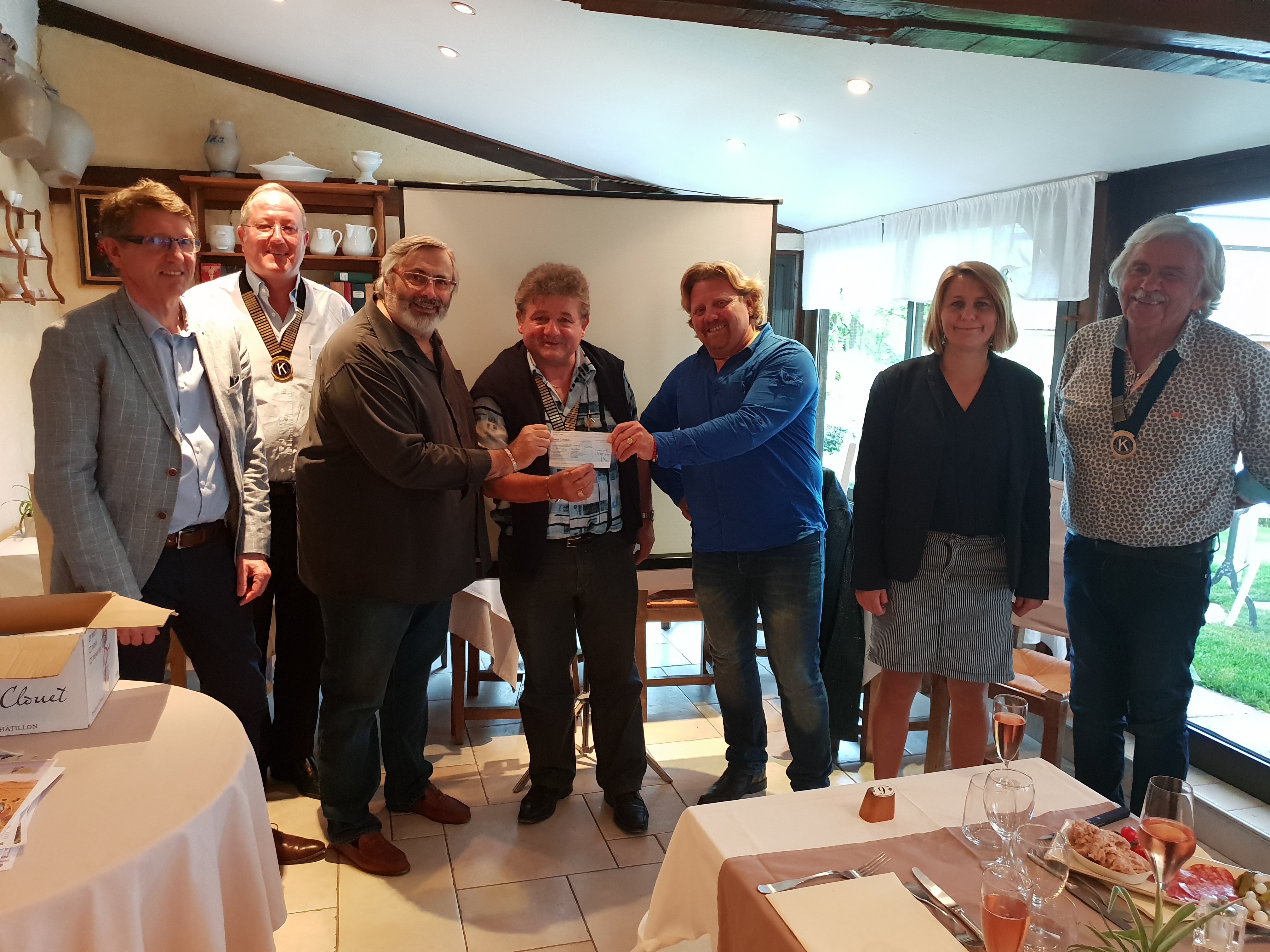 Remise de chèque à l&rsquo;Association Roseau et visite de l&rsquo;éco-musée de Charmont