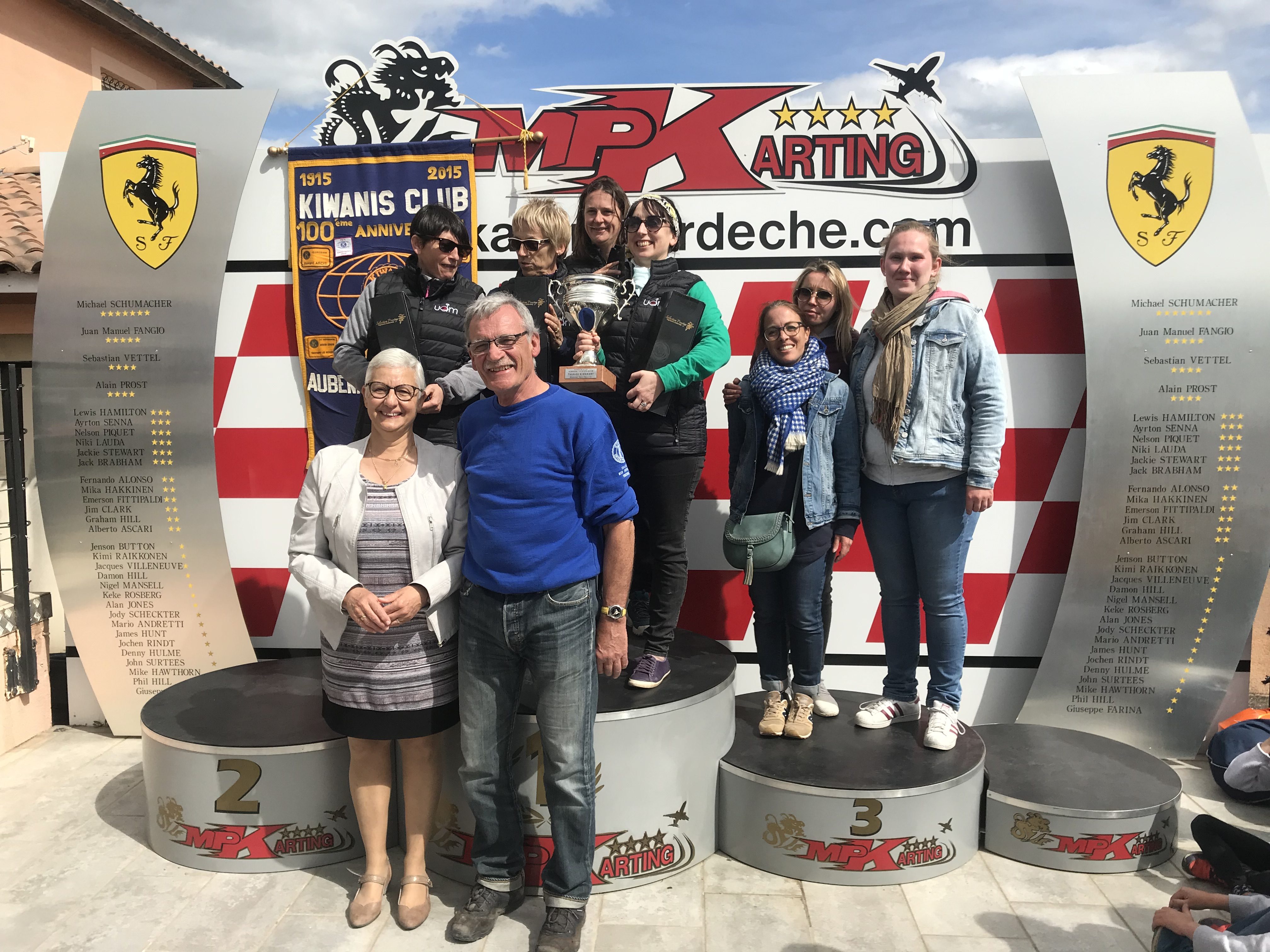 Le Kiwakart Inter- entreprises 2019 permet de doter 7 associations locales de 8600€