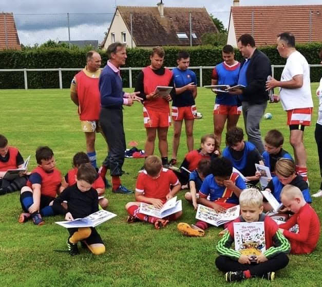 REMERCIEMENTS DE L’ÉCOLE DE RUGBY AU CLUB KIWANIS LEN LOMELL DE BAYEUX