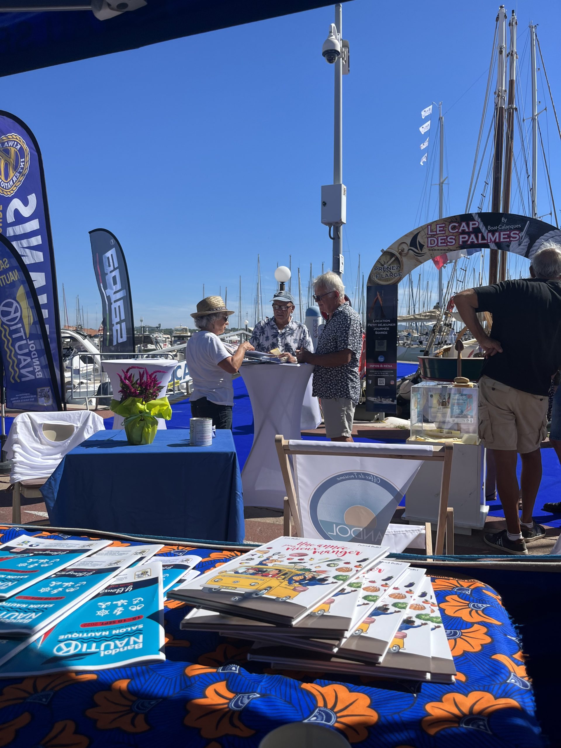 Le 4ème salon NautiK sur le port de Bandol organisé par le club Bandol Sanary Sud Ste Baume