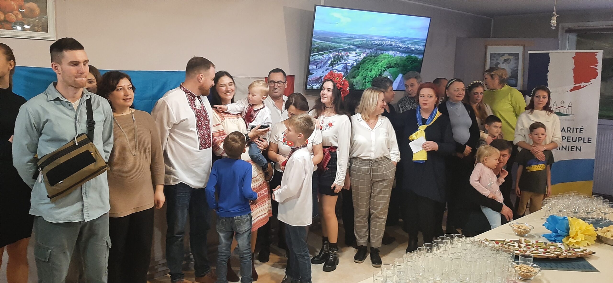 Un Noël orthodoxe avec les enfants ukrainiens et leur famille