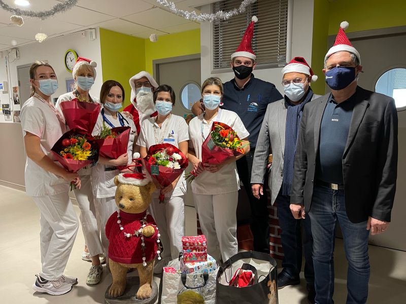 Montélimar Le Teil toujours présent à Noël au service pédiatrie