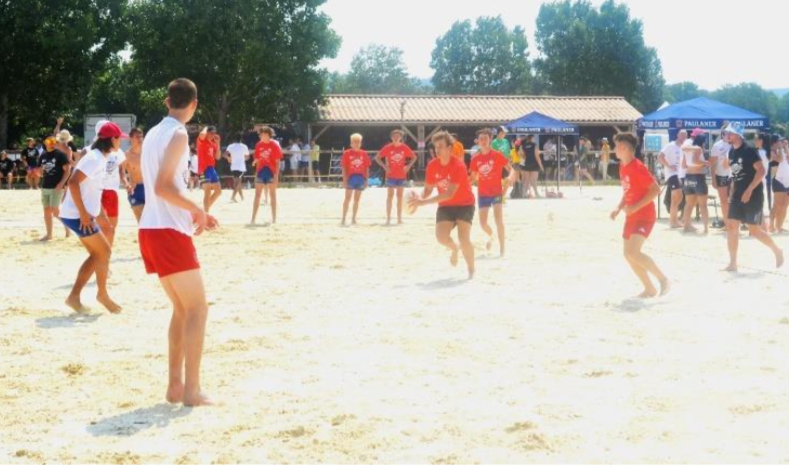 7 ème tournoi de « Beach Rugby » avec le club de Montélimar La Valdaine