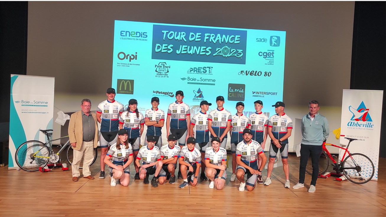 Préparation du Tour de France des Jeunes avant le départ du samedi 29 juillet