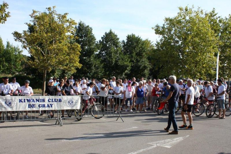 Marche de sensibilisation aux dons d&rsquo;organes avec le kiwanis de Gray