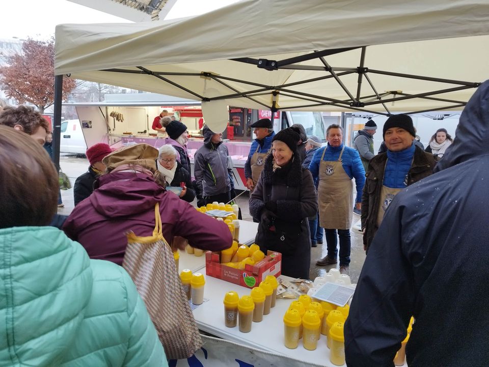 les soupes des chefs du Kiwanis de Bourg en Bresse