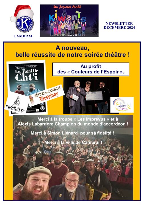 Belle réussite pour « La Famille Cht&rsquo;i » – KIWANIS CAMBRAI