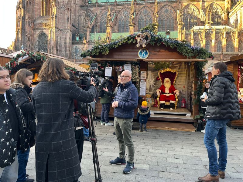 MARCHE DE NOEL DE STRASBOURG – La Division Alsace-Nord en force, reportages à la clé