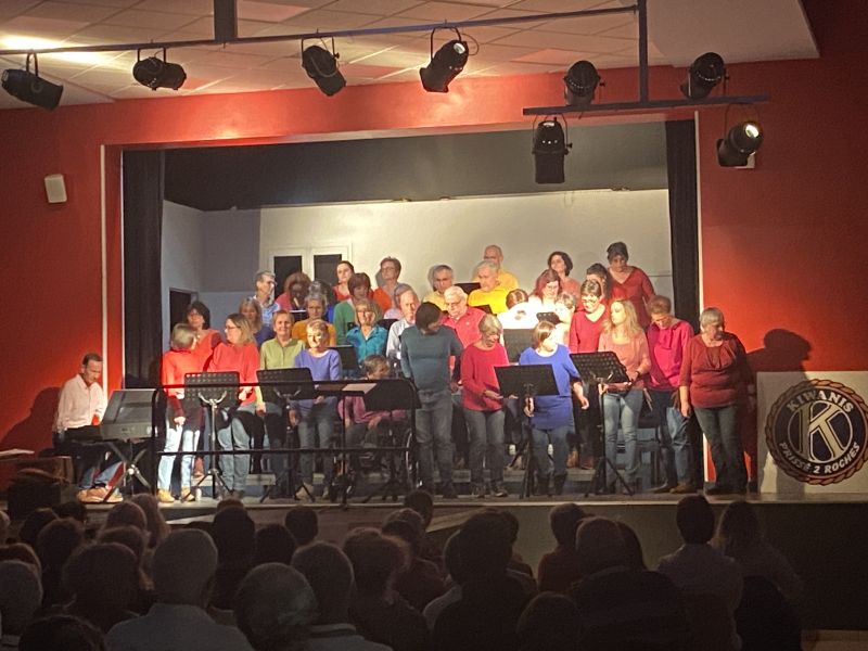 Seconde édition des Chorales du Cœur organisées par le Kiwanis Prissé des Deux Roches