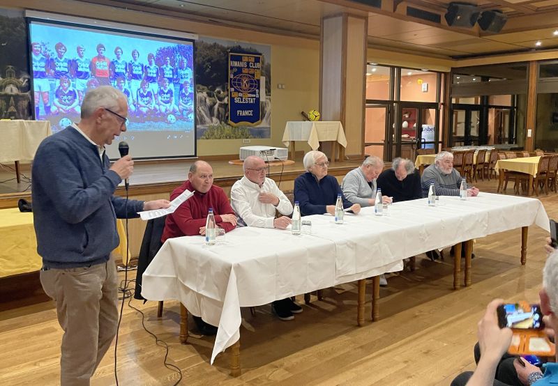 Gilbert Gress parraine les Kiwanis clubs Sélestat Centre Alsace et Sélestat Lazare Weiller