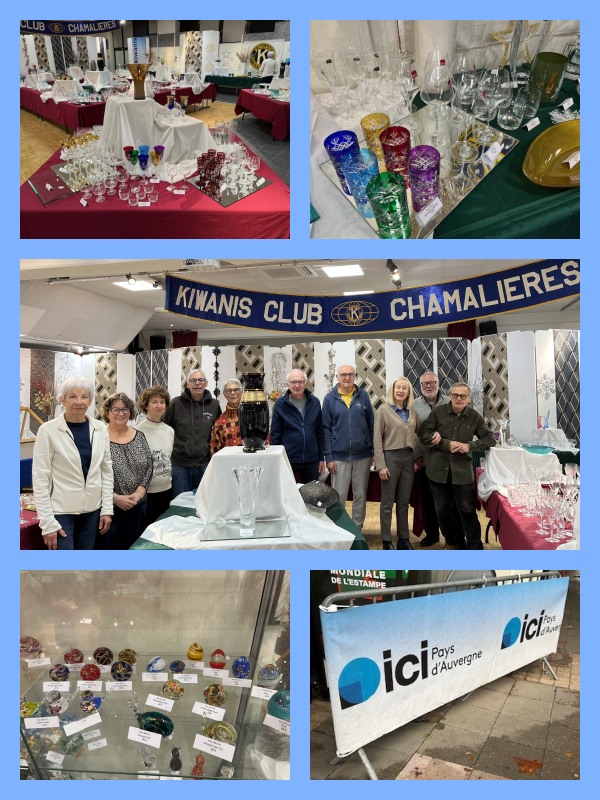 L&rsquo;Exposition-Vente des Cristaux et Bijoux de Bohême par le Club de Chamalières