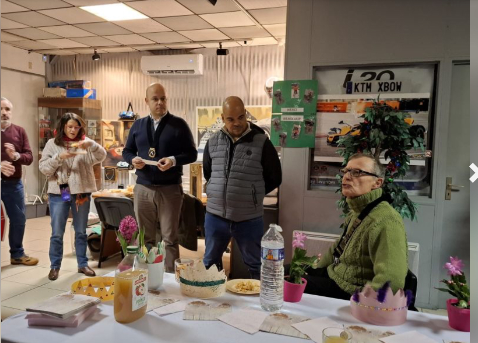 Galette des rois et solidarité avec le club de Vendôme